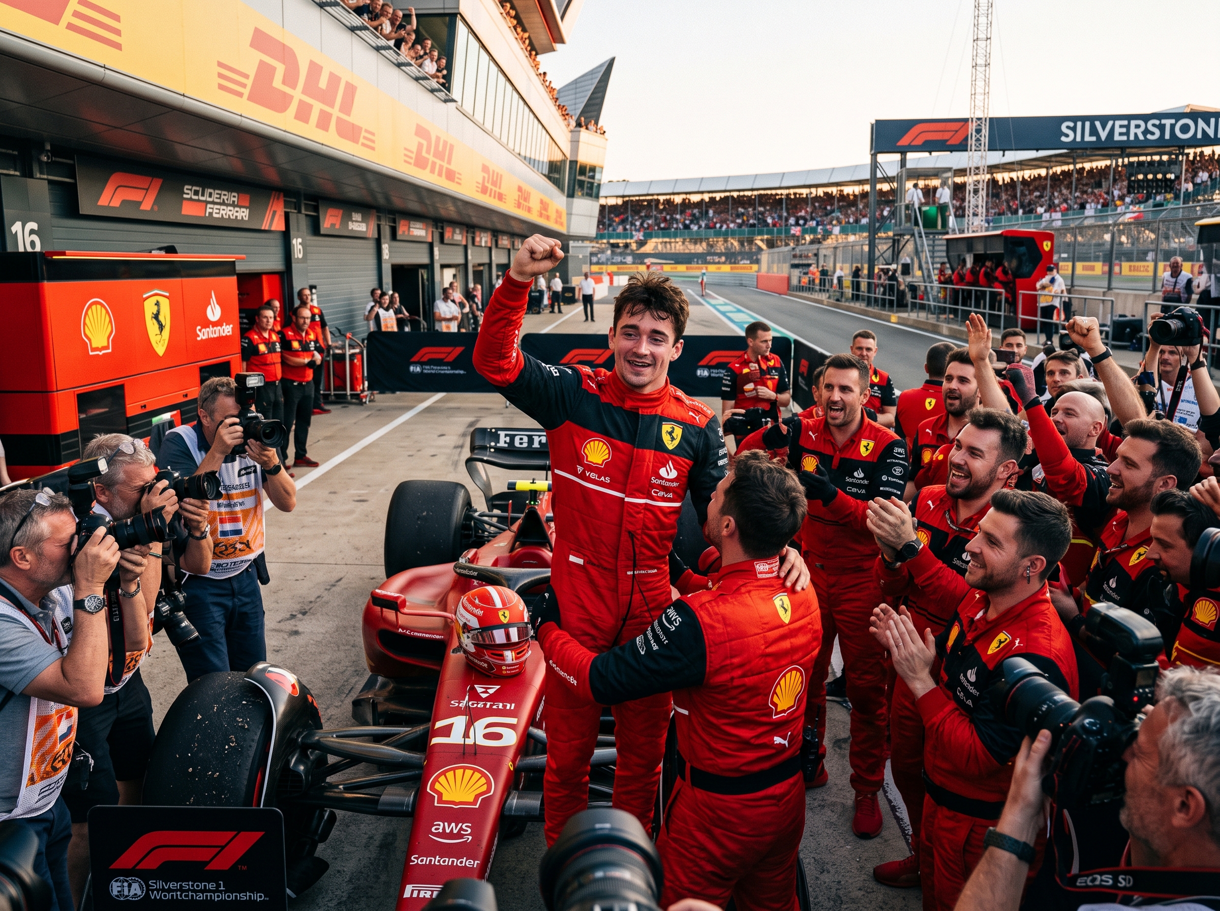 Charles Leclerc Renaît à Silverstone, Antonelli Voit son Rêve de Grand Chelem S'Envoler