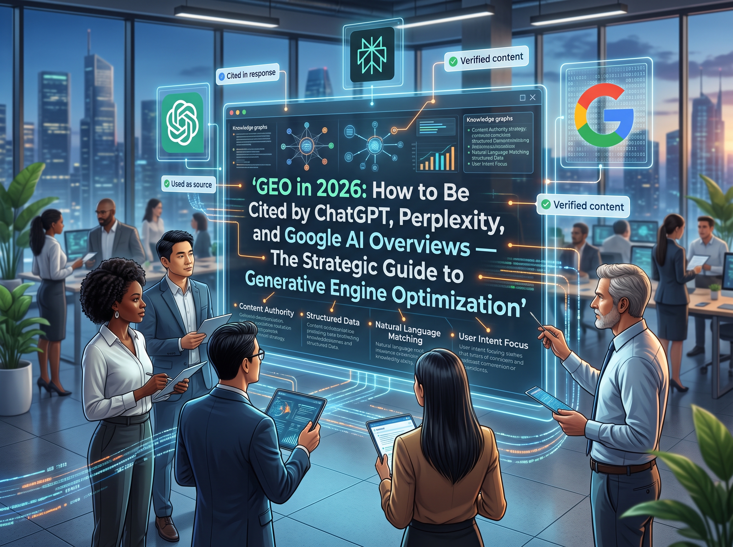GEO en 2026 Comment Être Cité par ChatGPT, Perplexity et Google AI Overviews — Le Guide Stratégique du Generative Engine Optimization