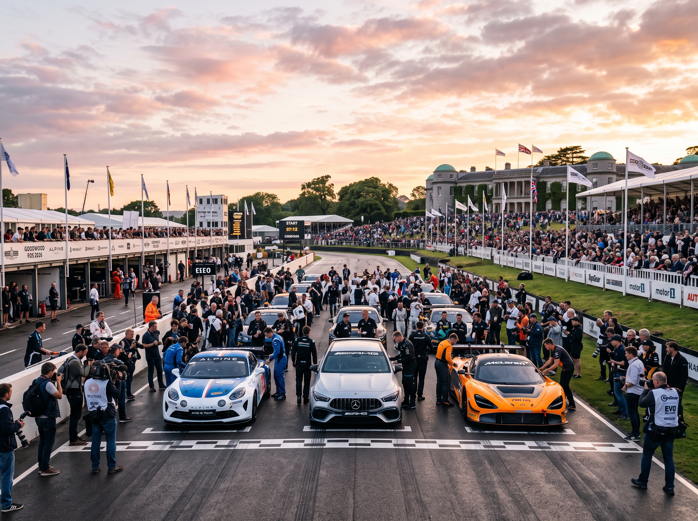 Goodwood Festival of Speed 2026 Alpine A110 Électrique, Mercedes-AMG CLA 45 et McLaren 788 HS Dessinent l'Avenir de la Performance
