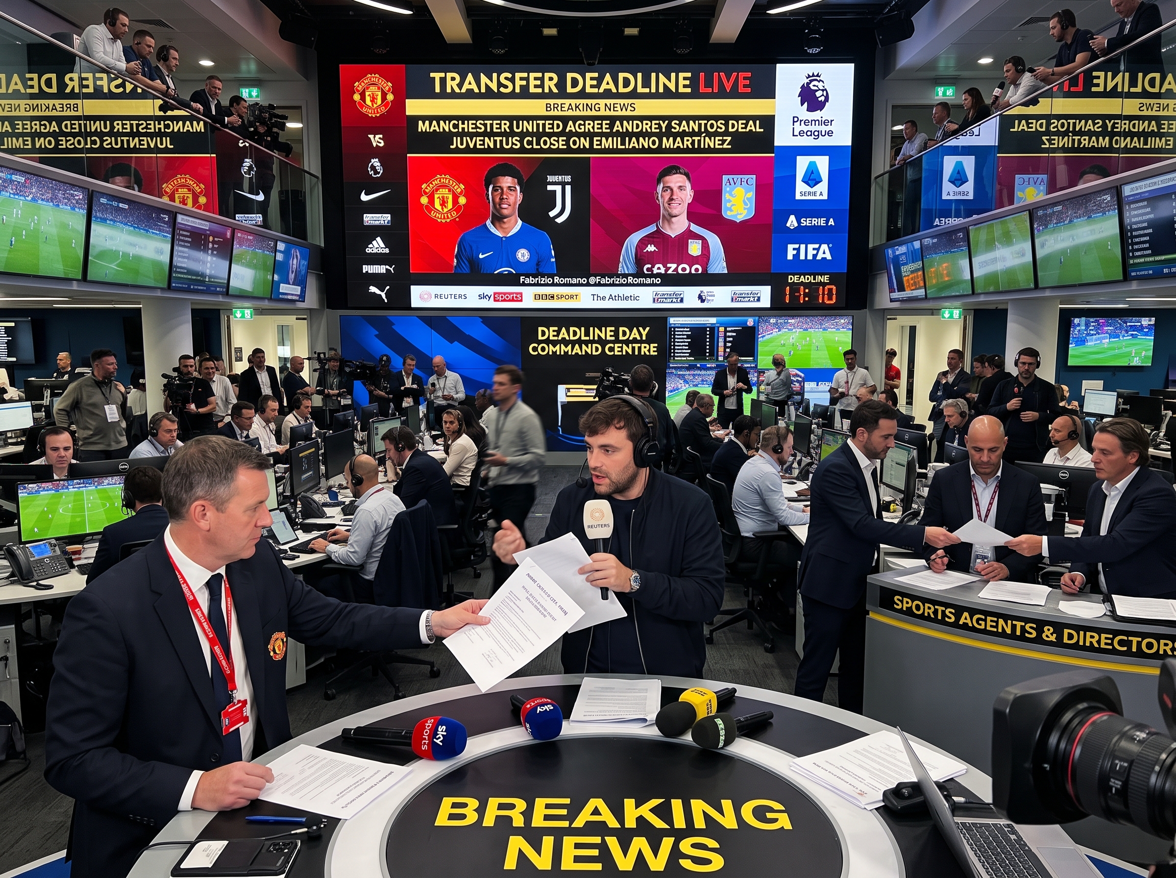Mercato Été 2026 Manchester United Frappe Fort avec Andrey Santos, la Juventus Traque Emiliano Martinez