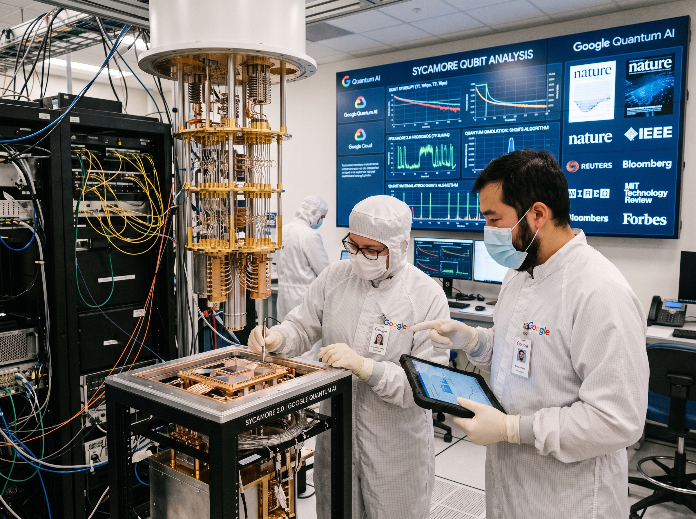 Ordinateur Quantique en 2026 IBM, Google et Microsoft à l'Aube d'une Révolution Technologique