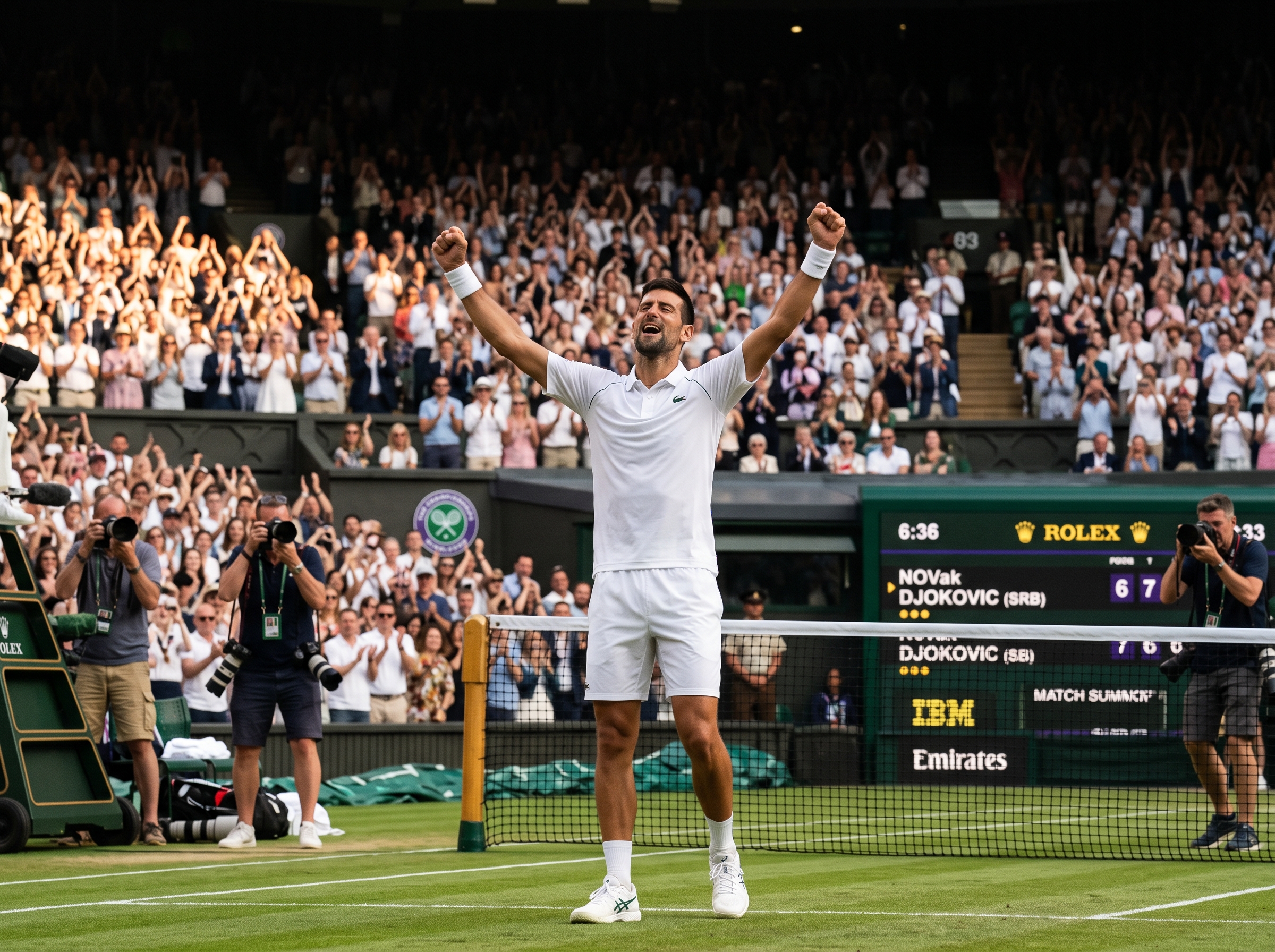 Wimbledon 2026 Djokovic Continue d'Écrire l'Histoire, Sinner Impérial Vers un Nouveau Sacre