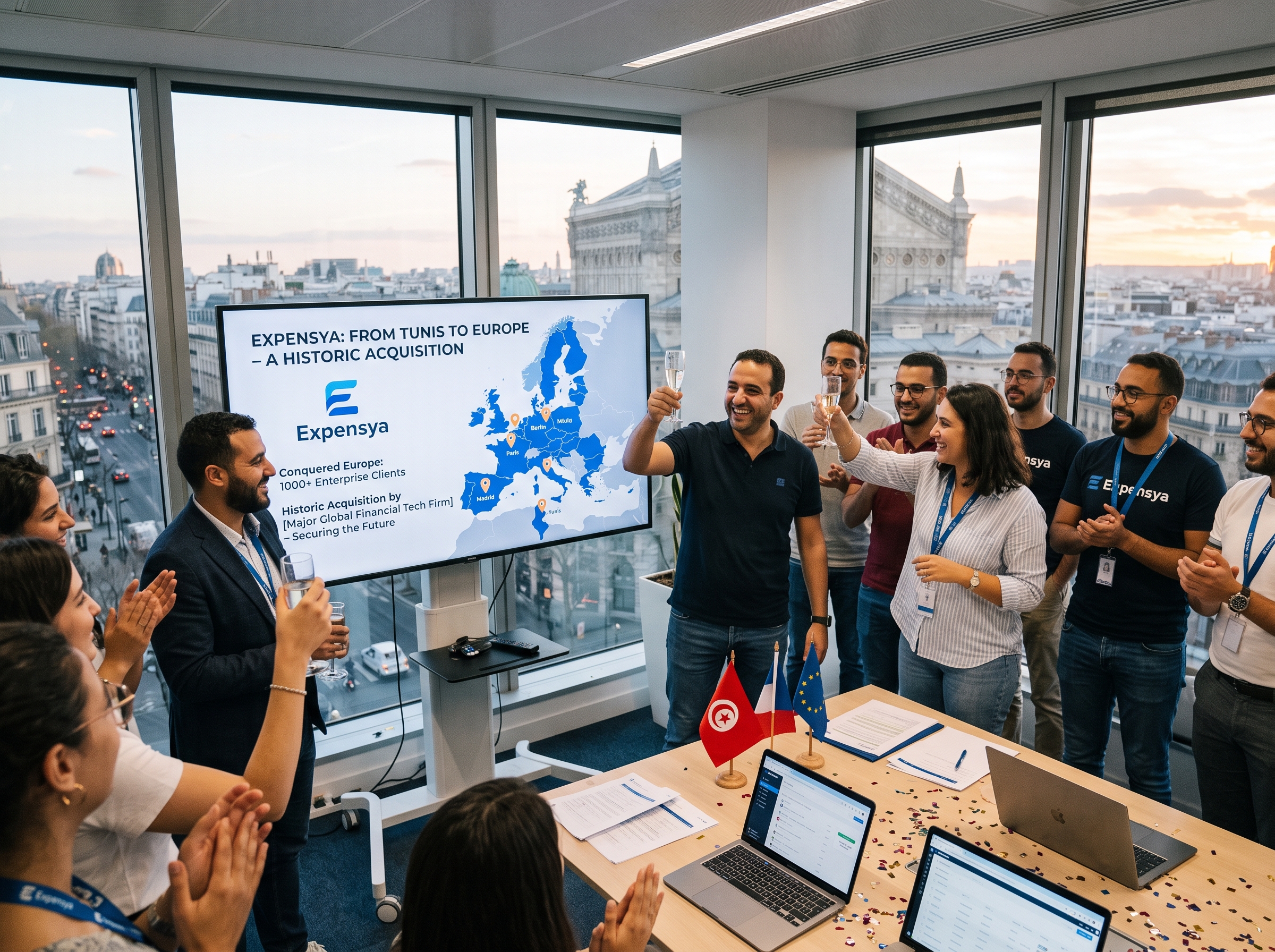 Expensya Comment la Startup Tunisienne de Gestion des Notes de Frais a Conquis l'Europe et Décroché une Acquisition Historique