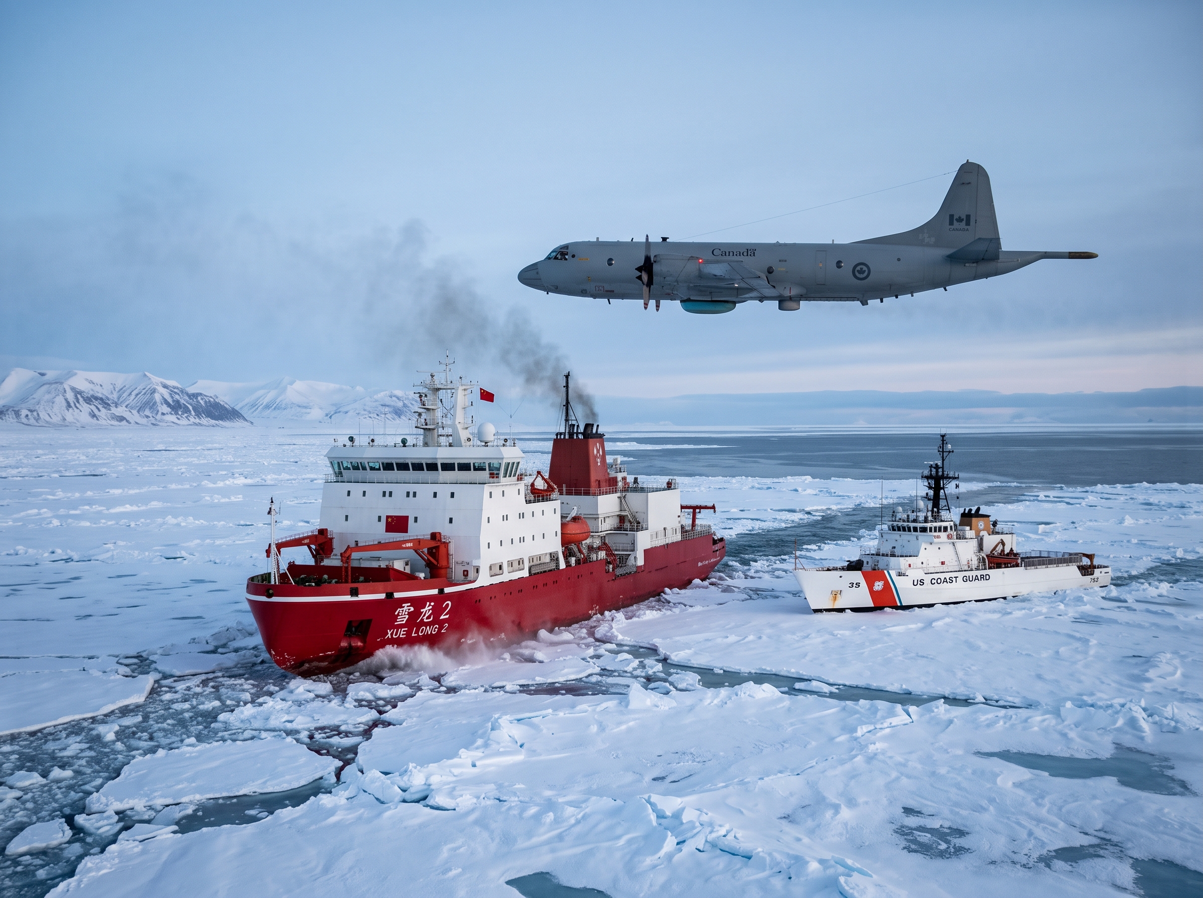 Navires Chinois dans l'Arctique Pourquoi le Canada et les États-Unis Intensifient la Surveillance des « Dragons des Neiges »